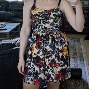 Stretchy Floral Sundress Extra Small